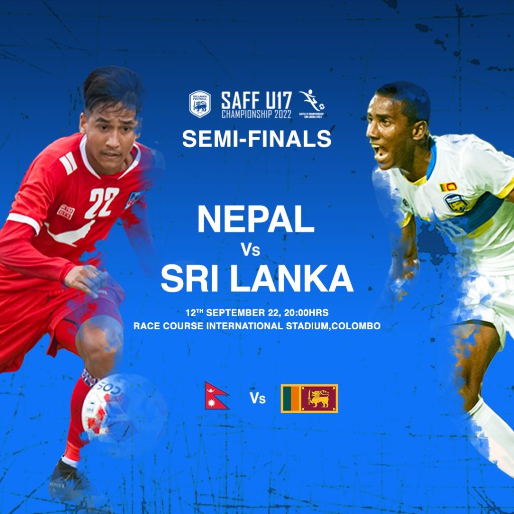 Watch Nepal U-17 vs Sri Lanka U-17 Live Stream Online. 