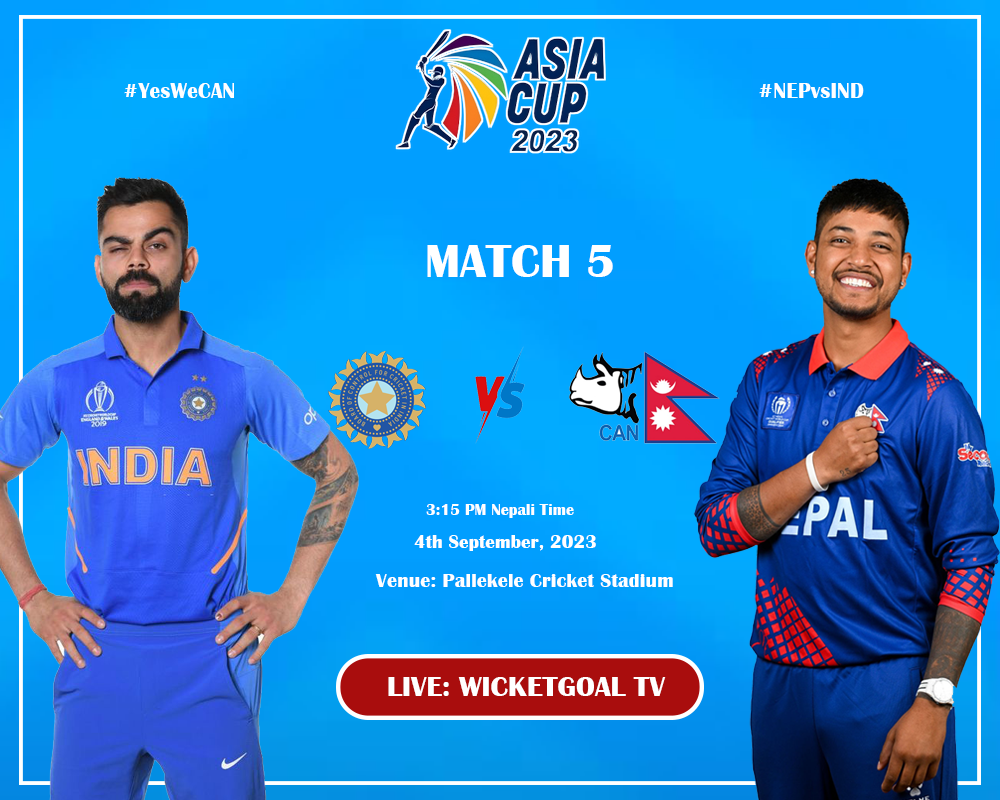 Nepal vs India Live Cricket Online