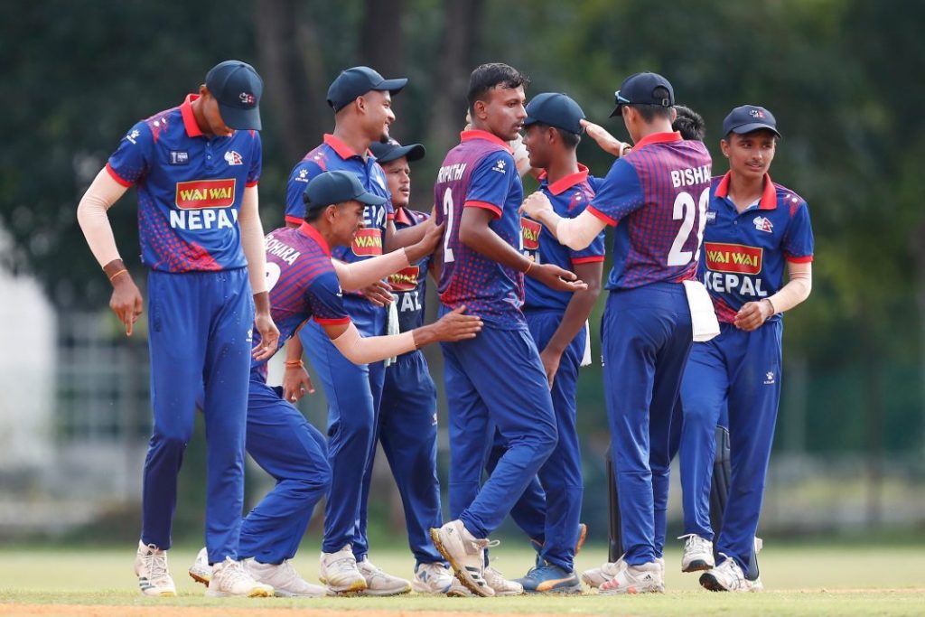 Nepal U19 vs West Indies U19 Warm-up Match